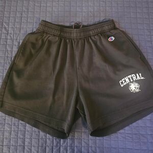 Champion Men's Black Shorts - w/CWU Logo